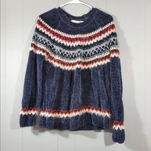Wrangler Fair Isle Sweater Sz L